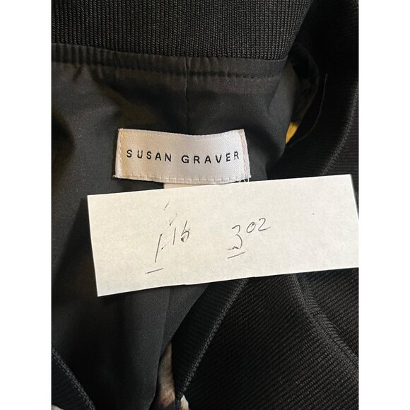 Susan Graver Womens Leopard Cheetah Animal Print Bomber Jacket Size Large - Picture 8 of 9